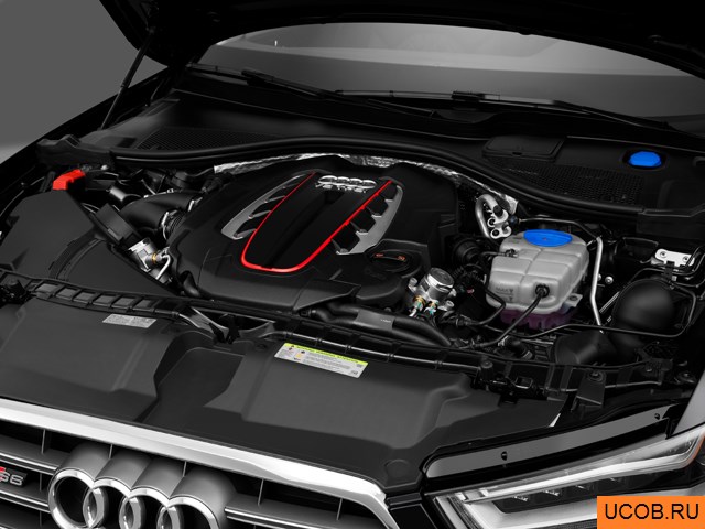 3D модель Audi модели S6 2014 года