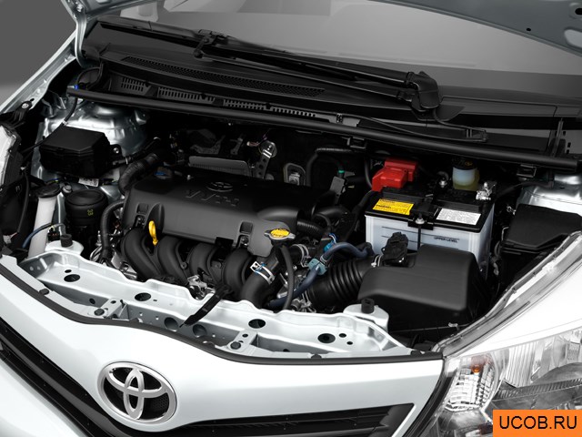 3D модель Toyota модели Yaris 2014 года