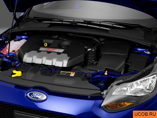 3D модель Ford модели Focus 2014 года