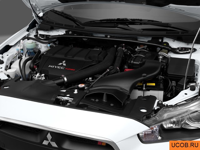 3D модель Mitsubishi модели Lancer 2014 года