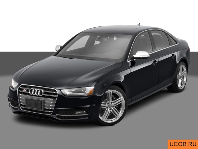 3D модель Audi модели S4 2014 года