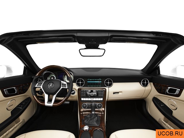 3D модель Mercedes-Benz модели SLK-Class 2014 года