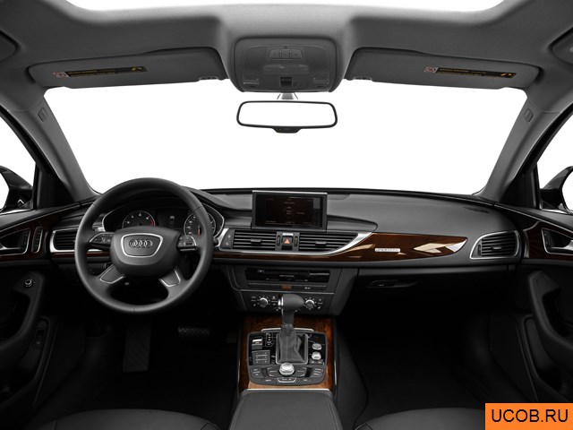 3D модель Audi модели A6 2014 года
