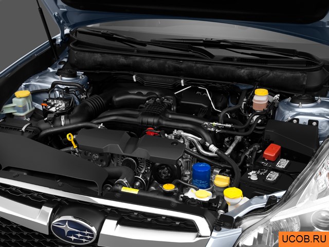 3D модель Subaru модели Legacy 2014 года