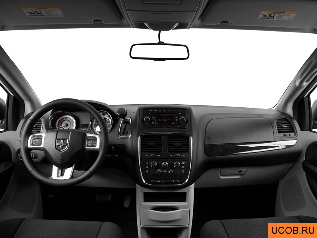 3D модель Dodge модели Grand Caravan 2014 года