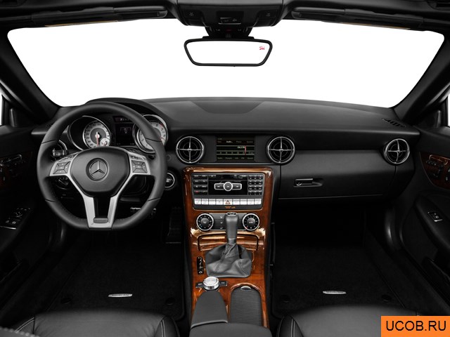 3D модель Mercedes-Benz модели SLK-Class 2014 года