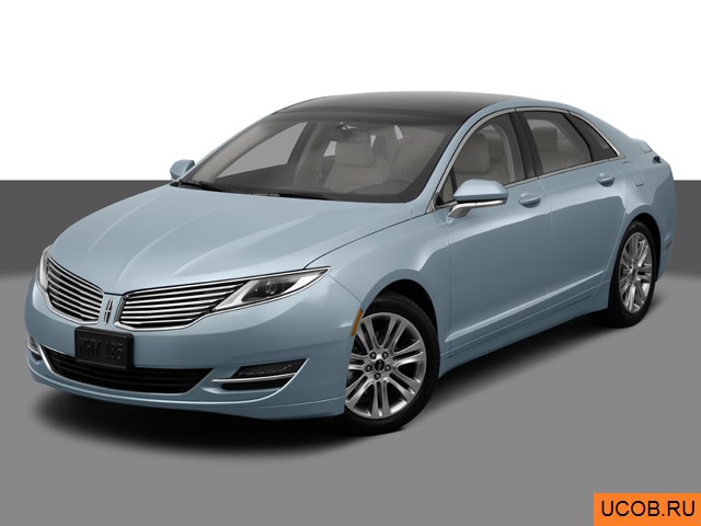 3D модель Lincoln модели MKZ Hybrid 2014 года