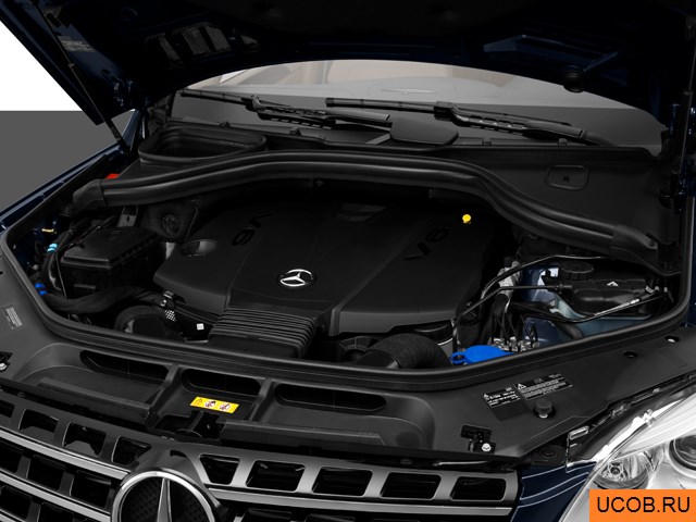 3D модель Mercedes-Benz модели M-Class 2014 года