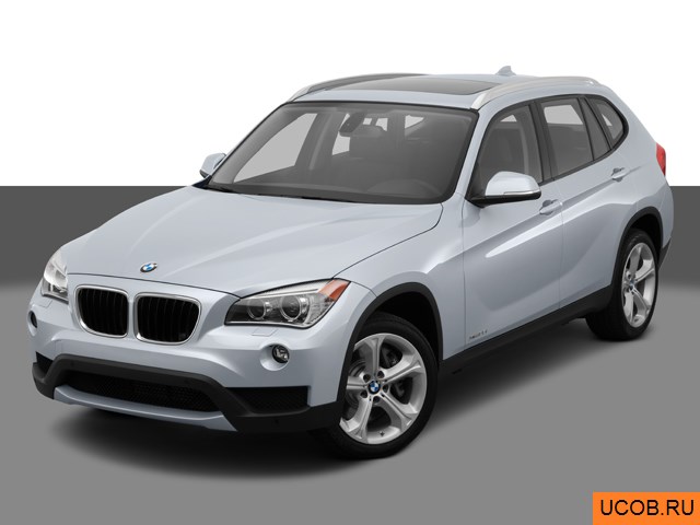 3D модель BMW X1 2014 года