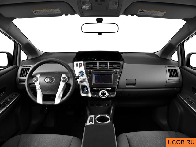 3D модель Toyota модели Prius V 2014 года
