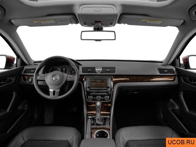 3D модель Volkswagen модели Passat 2014 года