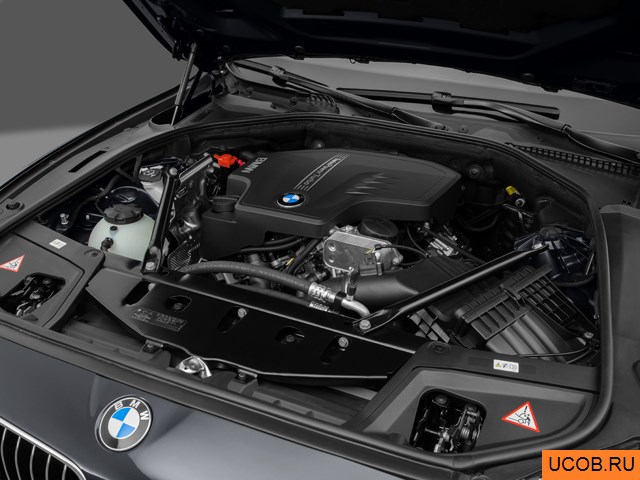 3D модель BMW модели 5-series 2014 года
