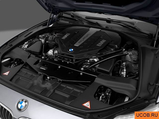 3D модель BMW модели 6-series 2014 года