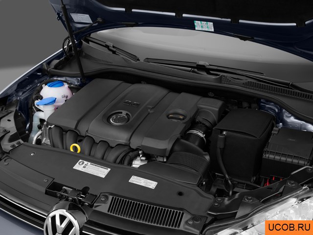 3D модель Volkswagen модели Jetta SportWagen 2014 года
