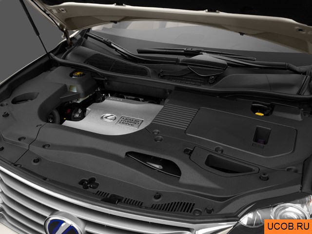 3D модель Lexus модели RX Hybrid 2014 года