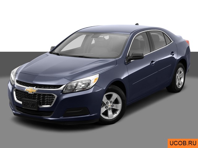 3D модель Chevrolet модели Malibu 2014 года