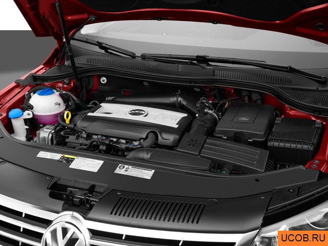 3D модель Volkswagen модели CC 2014 года