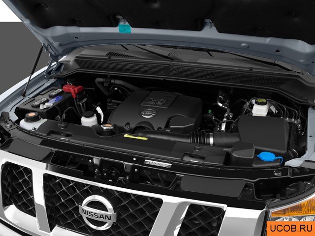 3D модель Nissan модели Titan 2014 года