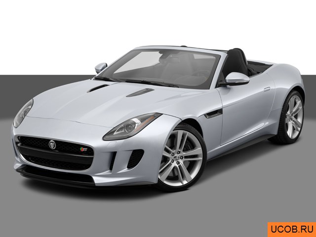 3D модель Jaguar модели F-Type 2014 года