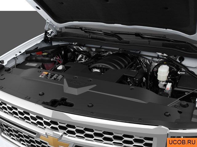 3D модель Chevrolet модели Silverado 1500 2014 года