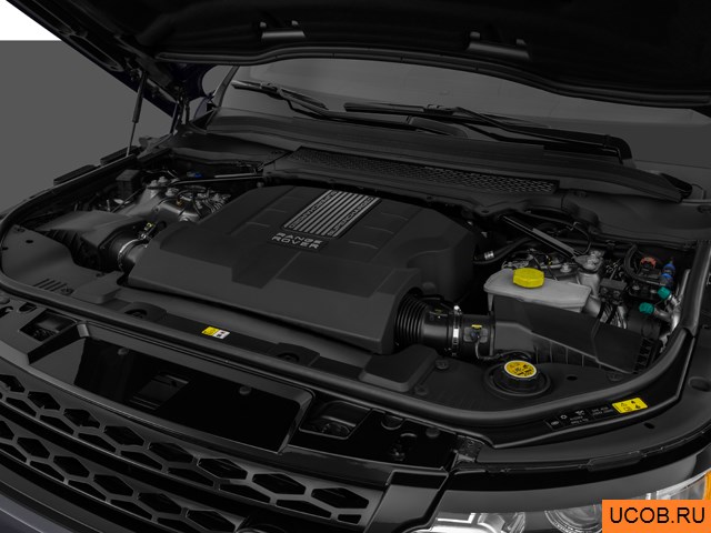 3D модель Land Rover модели Range Rover Sport 2014 года