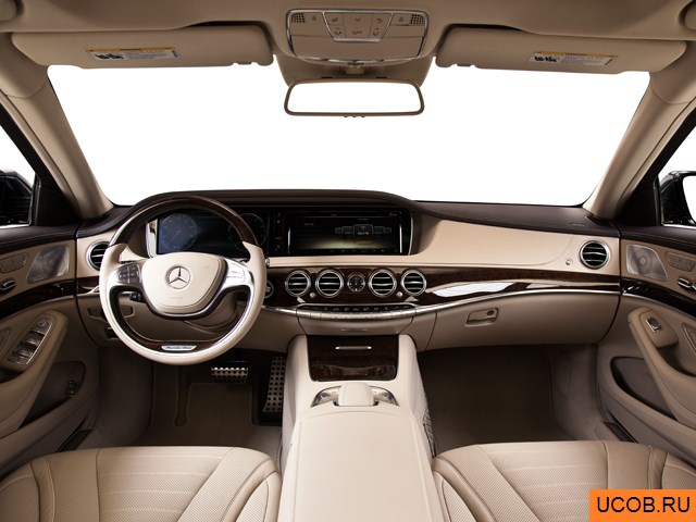 3D модель Mercedes-Benz модели S-Class 2014 года
