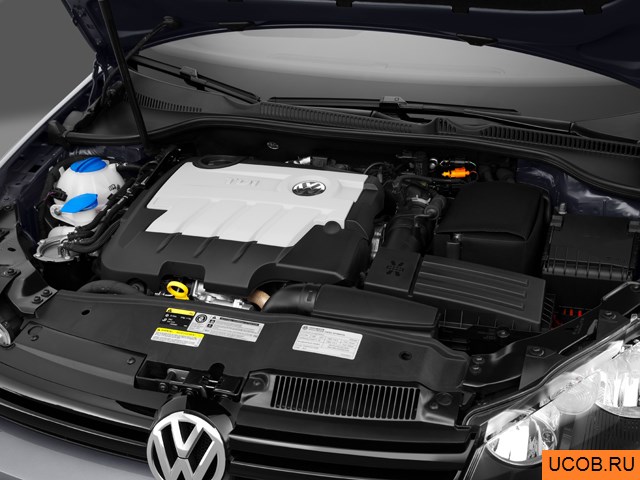 3D модель Volkswagen модели Golf 2014 года