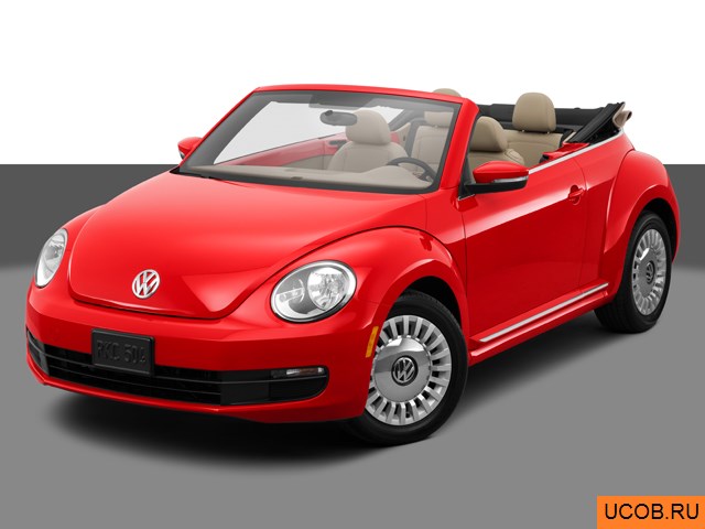 3D модель Volkswagen модели Beetle 2014 года