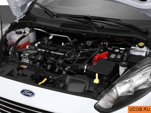3D модель Ford модели Fiesta 2014 года