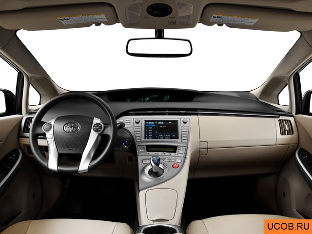 3D модель Toyota модели Prius  2014 года