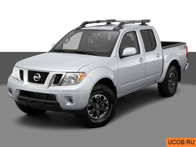 3D модель Nissan модели Frontier 2014 года