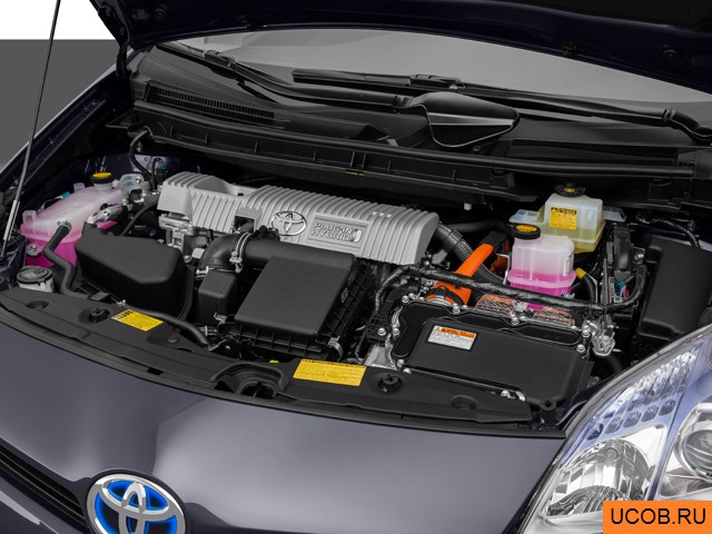 3D модель Toyota модели Prius Plug in 2014 года