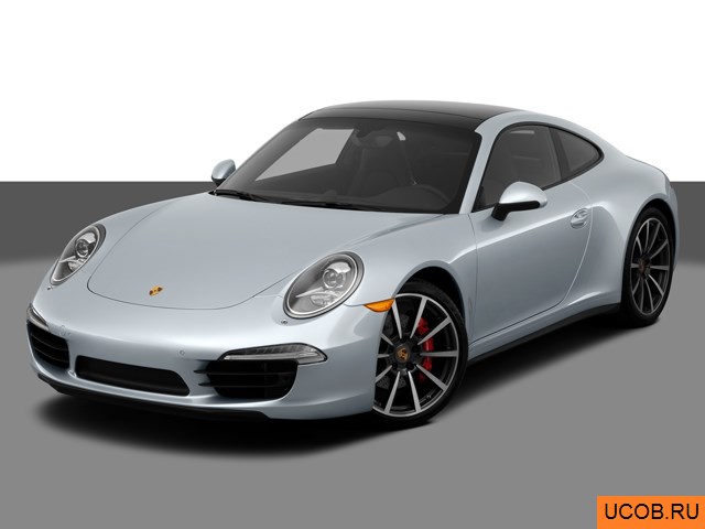 3D модель Porsche модели 911 2014 года