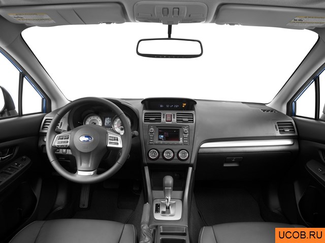 3D модель Subaru модели Impreza 2014 года