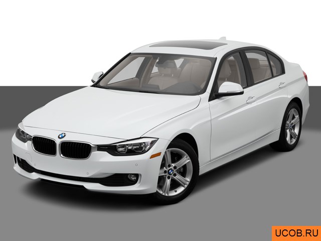 3D модель BMW модели 3-series 2014 года