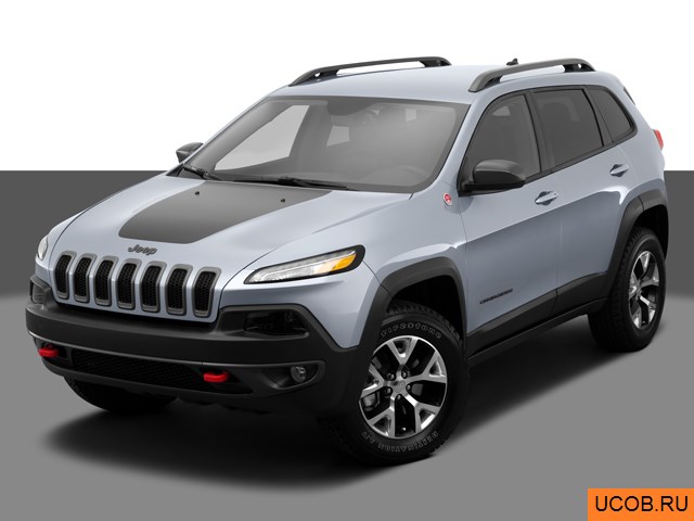 3D модель Jeep Cherokee 2014 года