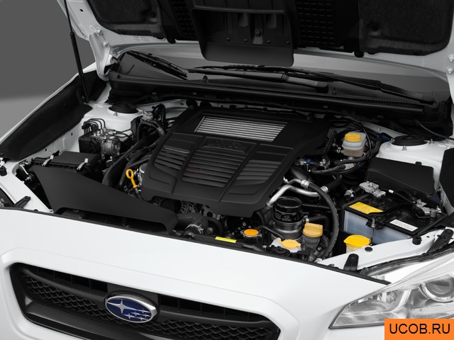 3D модель Subaru модели Impreza WRX 2015 года