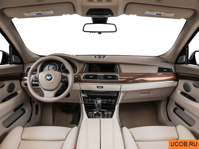 3D модель BMW модели 5-series 2014 года