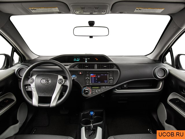 3D модель Toyota модели Prius C 2014 года