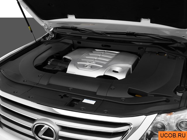 3D модель Lexus модели LX 2014 года