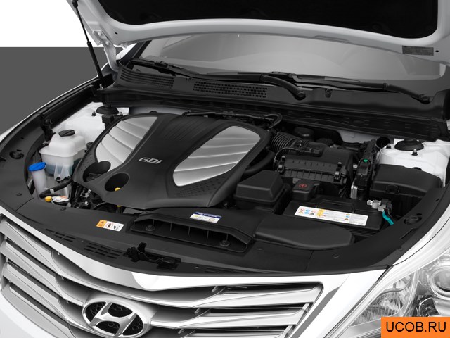 3D модель Hyundai модели Azera 2014 года
