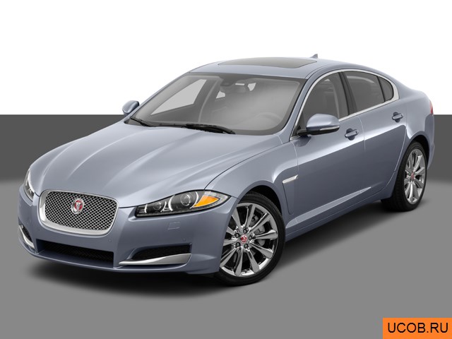 3D модель Jaguar модели XF 2014 года