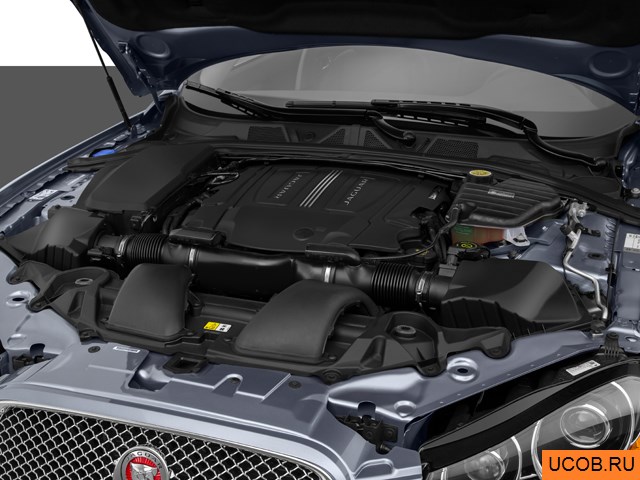 3D модель Jaguar модели XF 2014 года