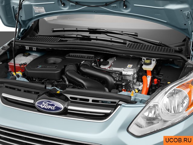 3D модель Ford модели C-Max Hybrid 2014 года