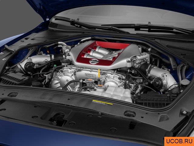 3D модель Nissan модели GT-R 2015 года