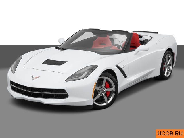 3D модель Chevrolet Corvette Stingray  2014 года