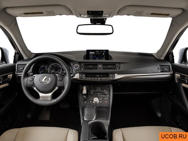 3D модель Lexus модели CT Hybrid 2014 года