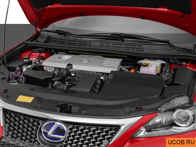 3D модель Lexus модели CT Hybrid 2014 года