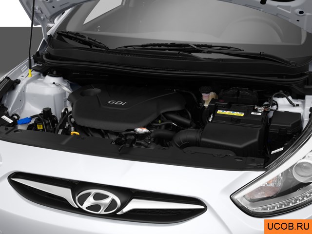 3D модель Hyundai модели Accent 2014 года