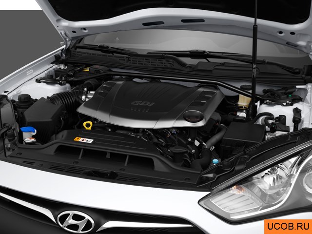 3D модель Hyundai модели Genesis Coupe 2014 года
